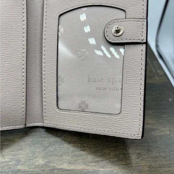 Kate Spade Gold Wallet with Metallic Finish
